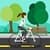 Biker Girl Hill Ride