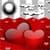 Clock Weather Love Hearts