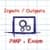 PMP Inputs and Outputs