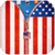 USA Flag Zipper Lock