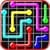 Connect colored lines puzzle