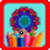 Super Flowers Mandala Color