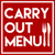 Carry Out Menu for takeout