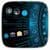 Blue Light Toucher Theme GO