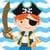 Pirate King Cut Shell - New Fruit Ninja Kid Game