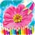 Flowers Coloring Book Top