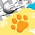 Clock Weather Widget Paw Print