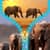 Elephant Zipper Lock Screen