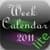 2011 Week Calendar