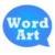 WordArt Chat Sticker F Free