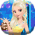 Make up princess Elsa at birthday
