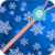 Snowflake Zipper Lock Screen