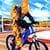 Ghost Skull Bicycle Super Hero Crime Battle