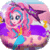 Dress up Pinkie Pie rocks star