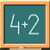 Math on chalkboard