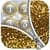 Gold Zipper Lock