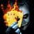 Burning Poker Joker Live Wallpaper