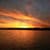 Beautiful sunset over the lake wallpaper HD