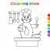 Cat Coloring Pages Kids Cute 