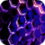 Purple Honeycomb Live Wallpaper