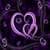 Purple Heart Love Live Wallpaper LWP