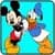  Mickey Mouse abd Donald Duck on World of Illusion