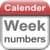 Calendar week sync