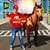 Mounted Horse Pizza Delivery