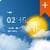 Transparent clock weather Pro special