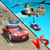 Falling Car Vs Driving Car: Muscle Car Drag Racing