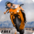 Biker On Highway