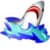 Shark Attack on Surfer