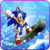 My friends Mario and sonic Toon Skiing