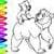 bear coloring page 