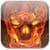 Red Flame Skull Live Wallpaper