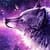 Purple Wolf Live Wallpaper