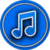 Music Player Blue