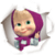 Funny wallpaper Masha and the bear
