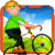 Hit And Fly Cyclist