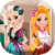 Dress up Elsa and Rapunzel