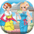 Dress up Elsa and Anna bridesmaid