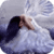 Sad White Angel Live Wallpaper