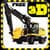 Excavator Construction Driving