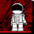 Robot  in  Red  Space