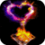 Heart From Fire Live Wallpaper