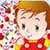 Cute Baby Collect Flowers for Mum Women is Day 8/3