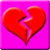Broken Heart Battery Widget