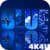 4k Blue Live Wallpaper