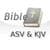 Bible: ASV & KJV