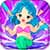 Sweet Cute Mermaid Coloring Book